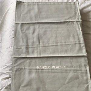 New Extra Large Manolo Blahnik Dust Bag